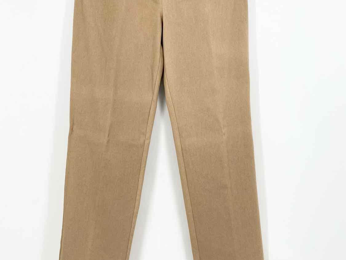 ST. JOHN Women's Khaki Straight Size 10 Jeans - Article Consignment