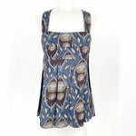 MARNI Women's Blue/Brown Tank Abstract Italy Size 44/8 Sleeveless - Article Consignment