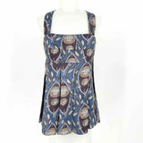 MARNI Women's Blue/Brown Tank Abstract Italy Size 44/8 Sleeveless - Article Consignment
