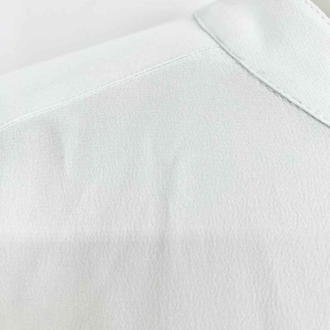 Equipment Femme Women's Cream Button Down Silk Size XS Long Sleeve