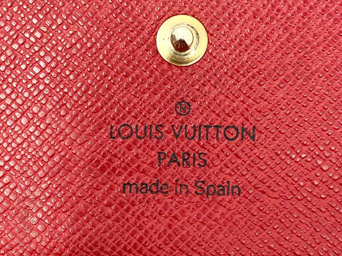 Shop for Louis Vuitton Red Epi Leather 4 Key Holder - Shipped from USA
