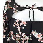 Jack by BB Dakota Size M Black Floral Dress - Article Consignment