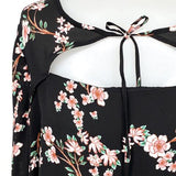 Jack by BB Dakota Size M Black Floral Dress - Article Consignment
