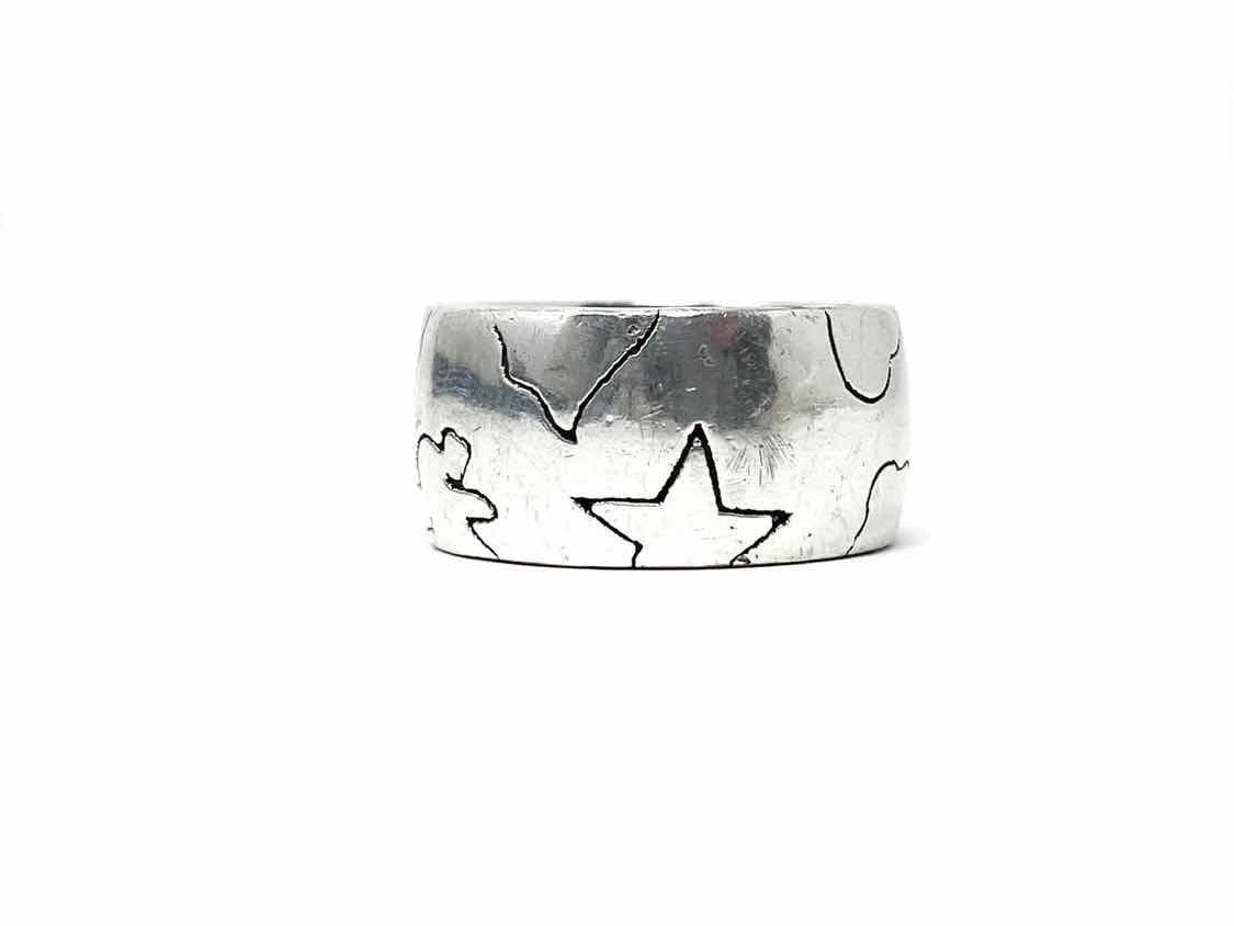 .925 Silver Band Bear Ring - Article Consignment