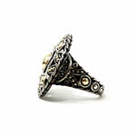 JOHN HARDY .925 Silver/Gold Round Ring- Size 6.75 - Article Consignment